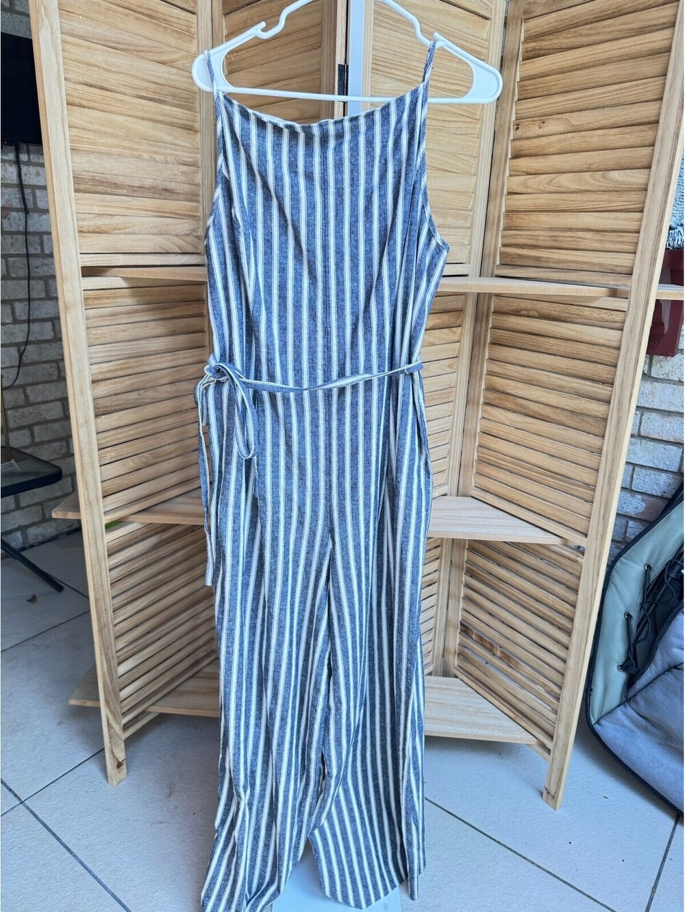 Madewell Jumpsuit  Blue Size 14 New with flaw (shown)